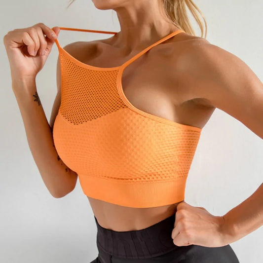 Cross Back Wire-free Sport Bra