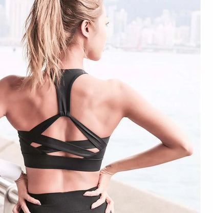 Strap Push Up Sports Bra